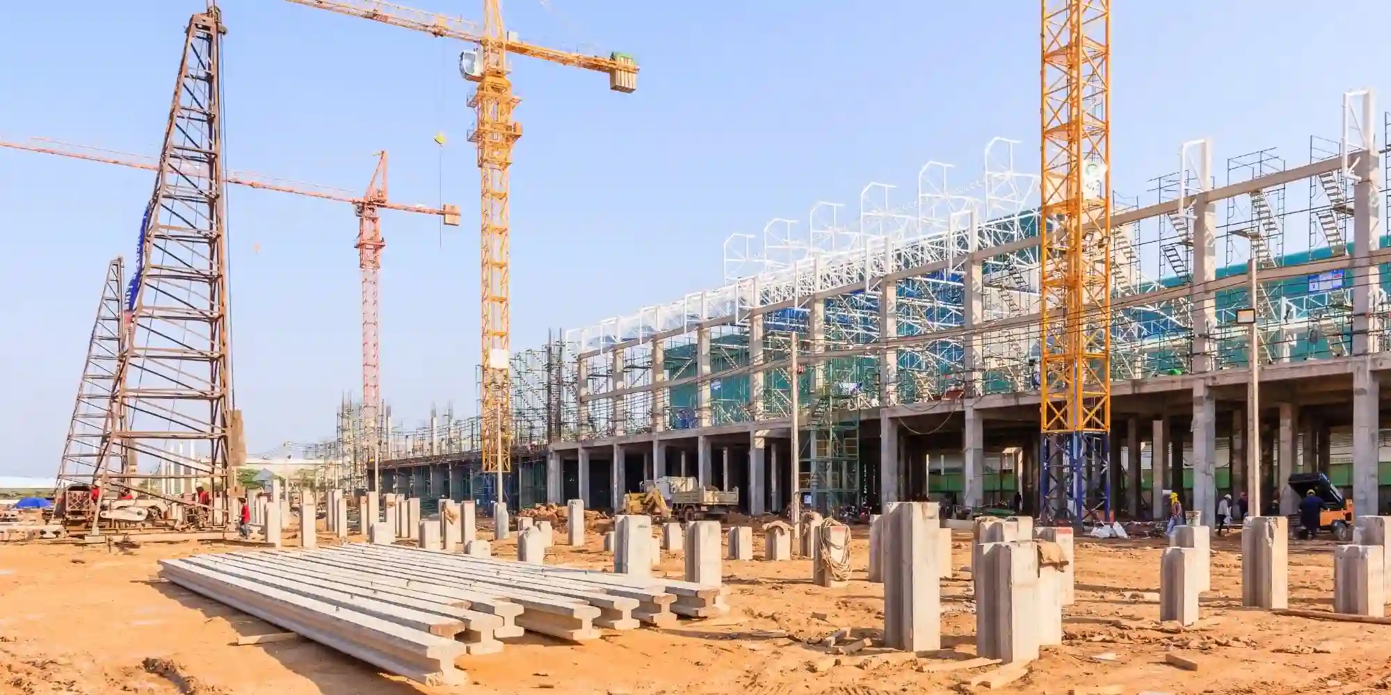 oil & gas processing plant | steel structures | concrete foundations